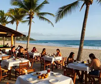 5 restaurantes imperdíveis para almoço e jantar na Praia do Gunga